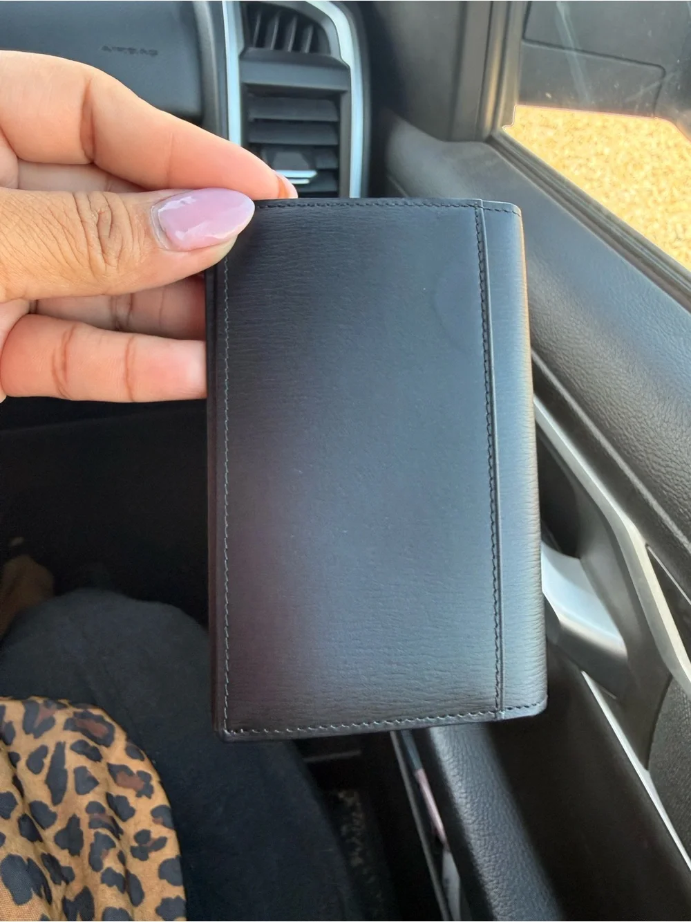 Montblanc Black Leather Card Holder